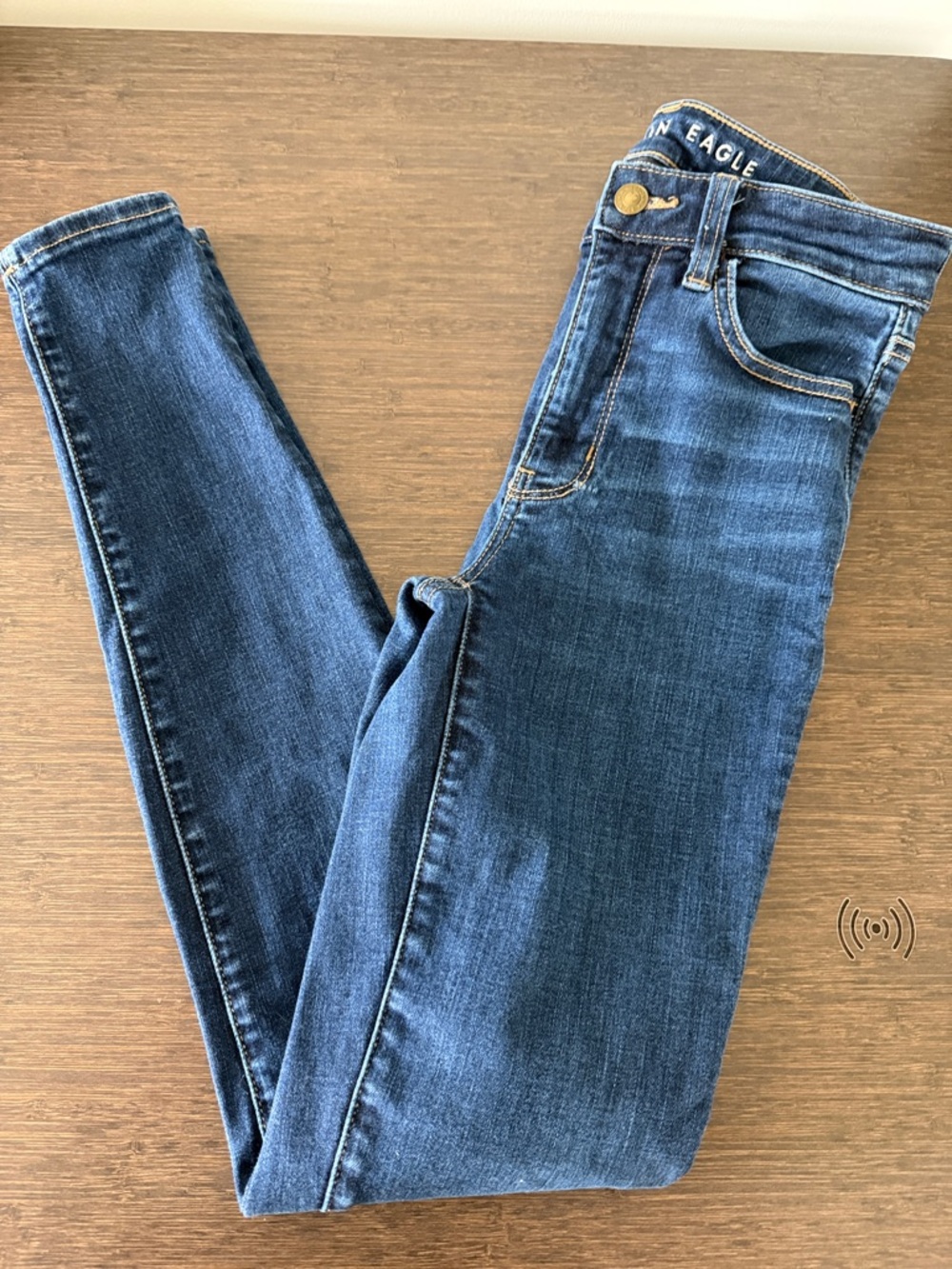 American Eagle Outfitters Size 2 Long Super High Rise Jeggings
